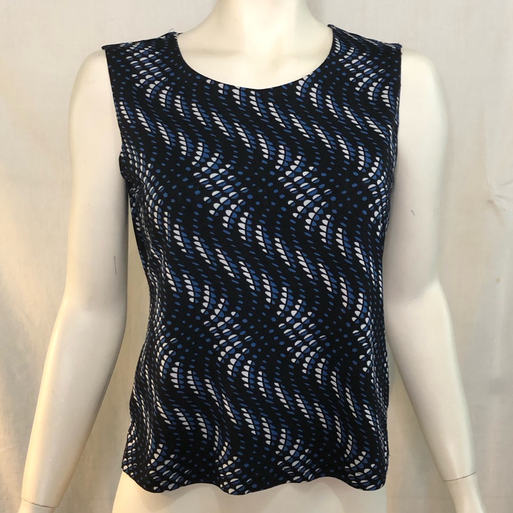Cleo petites women’s sleeveless multicoloured top size small